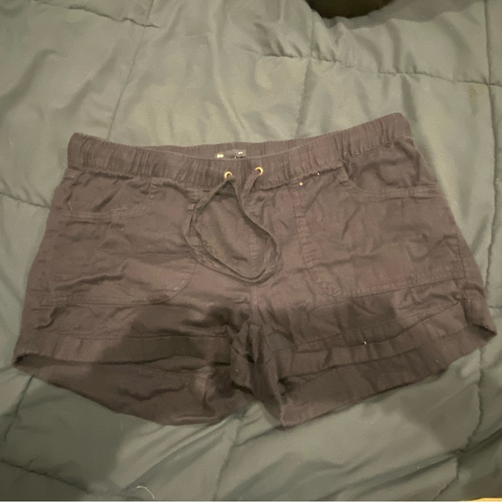 Gap navy linen shorts